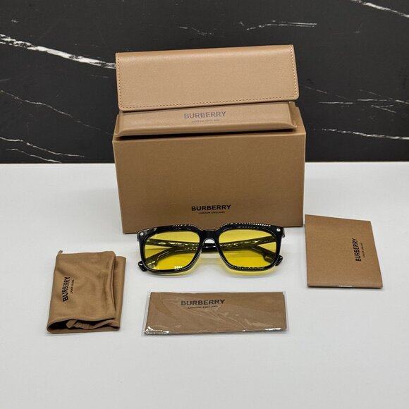 NEW BURBERRY BE4337F 3001/85 YELLOW MEN SUNGLASSES BE4337F 300185 - Picture 10 of 10